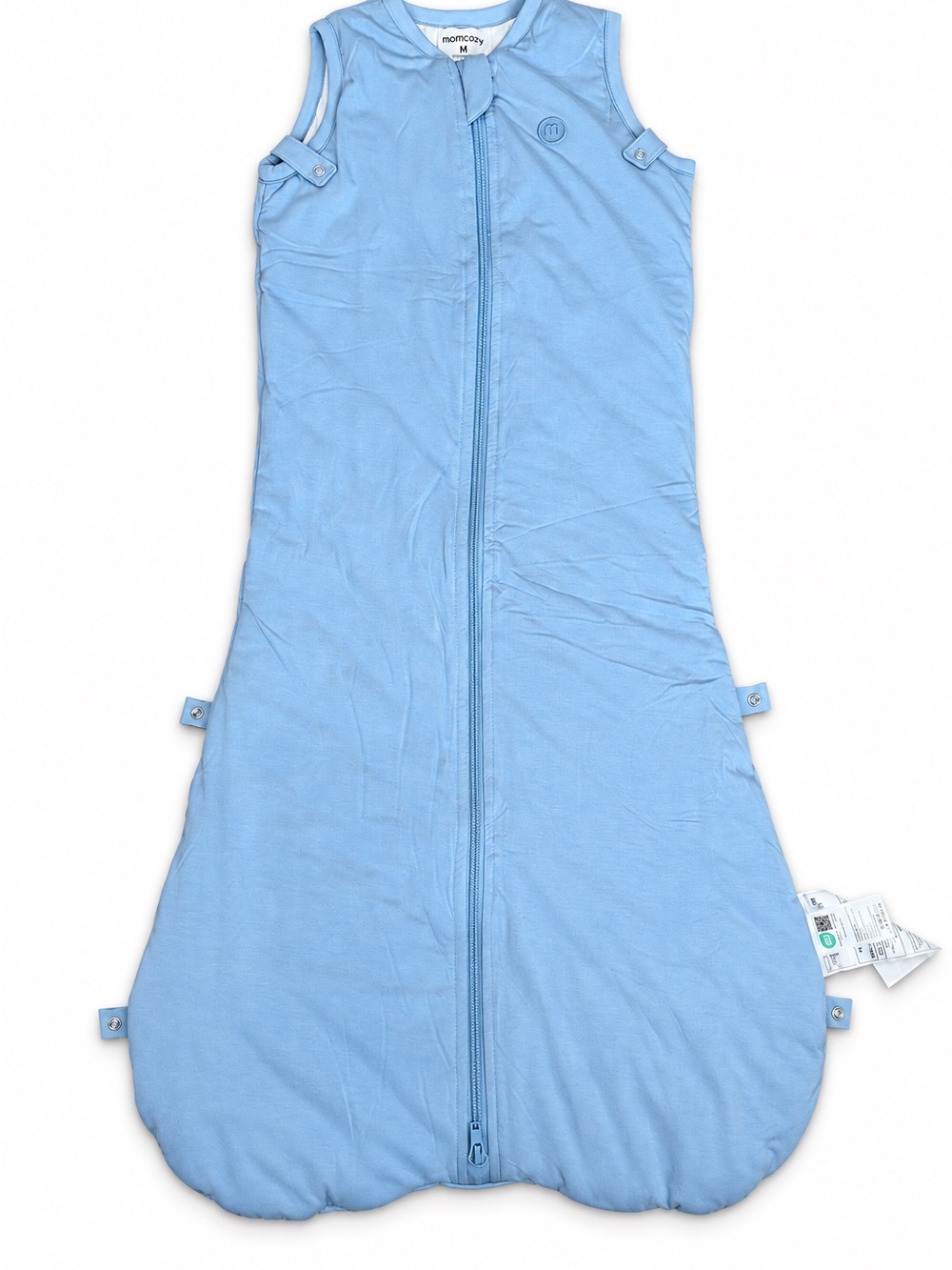 Momcozy Baby Sleep Sack Wearable Blanket Blue Size M TOG 1.5